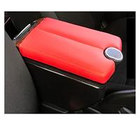 Accoudoir Boite Pour Ford Pour Focus 2 Mk2 Accoudoirs Boîte 2005-2011 Double Portes Ouvertes 7USB Console Centrale Boîte De Rangement Accoudoir Accoudoir Caché(G Style Red cover)