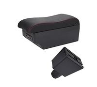 Accoudoir Boîte Réservoir D'accessoires D'accoudoir Automatique Pour Logan 2 Pour Sandero 2(B1 Black red 3USB)