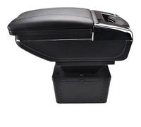 Accoudoir Central Accoudoir Rotatif pour Console Centrale Fiat, Punto Palio, Brava 500 Linea Marea(Black Thread)