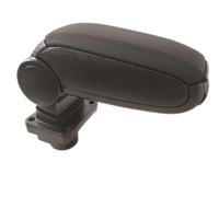 Accoudoir Central avec Rangement Appuie-bras Relevable en Simili cuir Noir Compatible avec Skoda Fabia MK I (1999-2007)