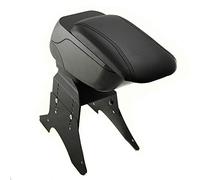 Accoudoir Central Console Accessoire de Rangement et Repose-bras avec Compartiment Organiseur Pièce Détaché d'Intérieur de Voiture Noir