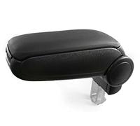 Accoudoir Central Console Accessoire de Rangement et Repose-bras Spécifique Cuir Compartiment Organiseur d'Interieur de Voiture Noir