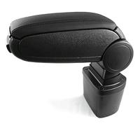 Accoudoir Central Console Accessoire de Rangement et Repose-bras Spécifique Hayon Cuir Compartiment Organiseur d'Interieur de Voiture Textile Noir Compatible avec Nissan