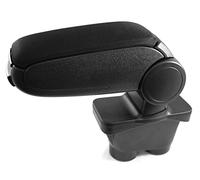 Accoudoir Central Console Accessoire de Rangement et Repose-bras Spécifique Textile avec Compartiment Organiseur d'Interieur de Voiture Noir Compatible avec Peugeot