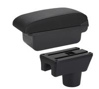 Accoudoir Central Convient pour Toyota, Convient pour Aygo X, Convient pour Citroën C1, Convient pour Peugeot 108, boîte de Rangement de pièces de Rechange 2017 2018 2019(C2 Black Line NO USB)