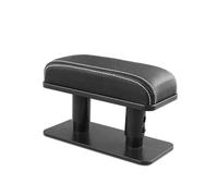 Accoudoir central de voiture Accoudoir universel réglable pour porte de voiture, style de voiture, boîte de rangement centrale, coussin d'accoudoir, support de coude, accessoires(B Black White)