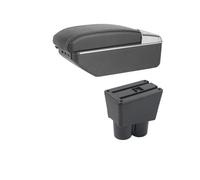 Accoudoir Central De Voiture, Boîte Rangement, Porte-gobelet D'eau, Cendrier USB, Pièces Intérieures Pour Suzuki Alto Accoudoir de siège(A-black white line)