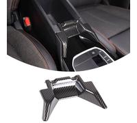 Accoudoir central de voiture - Plaque décorative avant - Couvercle de console centrale - Compatible avec BMW Série 2 Gran Coupé (F44) et 1 série (F40) - Aspect carbone - Matériau ABS pour décoration