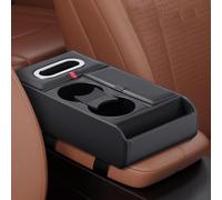 Accoudoir Central pour BMW 4 Series 2014-2026 Voiture avec Porte-Gobelets Intégrés Coussin de Console en Cuir PU Confort de Conduite Accessoires black style B