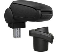 pro.tec Accoudoir Central - avec Compartiment - rembourré - Textile - Noir