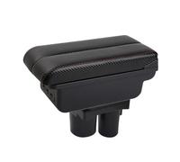 Accoudoir Central Pour Citroen Pour C2 Pour C3 Console Centrale Accoudoir Boîte Mallette De Rangement Accoudoirs Boîte(C-3USB-Red Line)