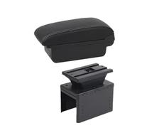 Accoudoir Central pour Fiesta MK8,boîte de Rangement dédiée à la modernisation des Accessoires intérieurs de Voiture (Ligne Blanche A1 sans USB)