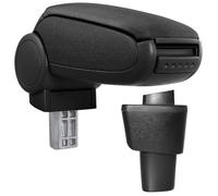 Accoudoir central pour Hyundai i10 Seconde génération - avec compartiment - rembourré - textile - noir