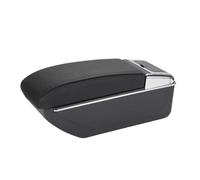 Accoudoir Central Pour Peugeot 208 2012-2018 Boîte Rangement Pour Accoudoir Accessoire Pour Voiture Pièce De Rechange Détail Intérieur Grand Cendrier(D2 Black line No USB)