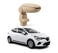 Accoudoir central pour Renault Clio V HB 2019-2023 Vinyl Abs Beige Simili-cuir