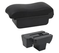 Accoudoir Central Pour VW Pour Polo 2019-2024 Accoudoir Voiture Boîte Rangement Interface USB Console Centrale(B2 Black Line)