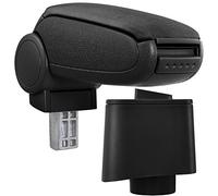 Accoudoir central Pro Tec avec compartiment de rangement, rembourré - Noir/gris