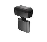 Accoudoir central voitures Organisateur Rangement Accoudoir Central Voiture Réglable Hauteur Avec Porte-gobelet Universel L'intérieur Boîte D'accoudoir Voiture(Black-Red 1pc)