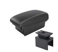 Accoudoir central voitures Pour Accoudoir De Voiture Universel Boîte Modèle Central Support Rangement Bras Pièces Rénovation Intérieures Boîte D'accoudoir Voiture(Black white NOUSB)