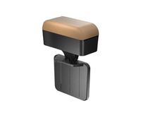 Accoudoir central voitures Pour Accoudoir Voiture Boîte Rangement Console Centrale Organiseur Relevable Réglable Avec Universel Boîte D'accoudoir Voiture(Black-Beige 1pc)