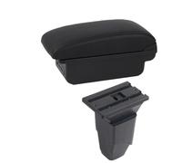 Accoudoir Centrale Boîte De Rangement D'accoudoir Pour Peugeot 206 207 CC Cabriolet Accessoires Rénovation Dédiés(B1 black line 3USB)