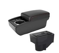 Accoudoir Centrale Pour Ford Pour Fiesta 3 2011-2018 Accoudoir De Voiture Spécial Boîte De Rangement Modifiée Console Centrale Porte-gobelet(B1 Red line 6 usb)