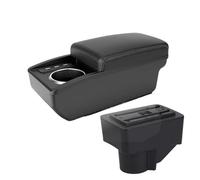 Accoudoir Centrale Pour Ford Pour Fiesta 3 2011-2018 Accoudoir De Voiture Spécial Boîte De Rangement Modifiée Console Centrale Porte-gobelet(B3 white line 6 usb)