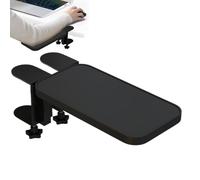 Accoudoir de Bureau - Support Ajustable Pour Bureau d'Ordinateur,Extension De Table Réglable En Métal Avec Accoudoir Confortable Et Coussin Pour Coude Pour Chaise Et Clavier D'ordinateur