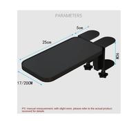 Accoudoir de Bureau Support D'Ordinateur Tapis de Souris Support de Poignet Support de Bras Pliant Clavier CoudièRe Support Pad Noir