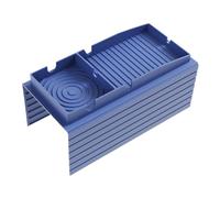Accoudoir De Canapé pour Boissons - Table D'appoint De Canapé Antidérapante, Plateau Organisateur Boissons, Bac De Rangement en Silicone Flexible, Poches Pratiques pour Télécommande | Support Porta