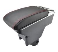 Accoudoir De Console Centrale En Cuir Noir avec double couches Spécifique pour Renault Dacia Duster 2010-2015(avec coutures