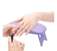 Accoudoir de manucure | Repose-main portable, coussin pliable pour ongles, fournitures de manucure pour table de bureau