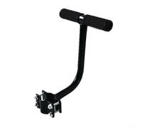 Accoudoir de sécurité pour siège arrière, poignée de main courante en acier pour vélo électrique, VTT, VTT, vélo électrique, coussinet en caoutchouc antidérapant, compatible avec tube de selle de 25,4
