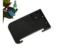 Accoudoir de table - Plateau de canapé avec porte-bouteille d'eau | Plateau de table universel pliable | Support latéral pour chaise, boissons, collations