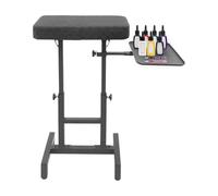 Accoudoir de tatouage réglable en hauteur avec plateau magnétique - Support d'accoudoir professionnel pour tatouage, PMU & Beauty Studio - Repose-bras/jambes ergonomique et stable - Noir
