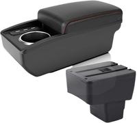 Accoudoir de voiture Accoudoir central pour Mazda 2 (CX-3 2018, 2019, 2020)(B Red line 6)