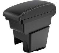 accoudoir de voiture Accoudoir central pour Polo MK5 6R 2012-2018, boîte de rangement, accessoires console centrale(A3 White line no)