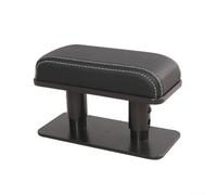Accoudoir de voiture avec 3 niveaux de réglage de la hauteur, coudière ergonomique pour portières de voiture, repose-console antidérapant en similicuir PU et ABS, pour conducteur et passager, noir
