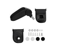 Accoudoir de voiture noir 15x35x(30-47) cm ABS