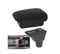 Accoudoir De Voiture Pour Citroen C 3 C 4 Accoudoir Boîte De Rangement Central Boîte De Rangement Intérieur Accessoires De Voiture(B1 red line 3USB)