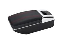 Accoudoir De Voiture Pour Fiat 500, Boîte De Rangement Automatique, Accessoires De Rénovation(A1 red line NO USB)