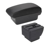 Accoudoir de Voiture, pour Mazda 2, pour Demio boîte de Rangement pour accoudoir de Voiture, pour détails intérieurs de rénovation (C2 Black Line sans USB) (B2 Black Line 3 USB)