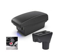 Accoudoir De Voiture Pour Nissan Pour March Pour Micra K13 MK4 IV Pour Sunny 10-23 Boîte De Rangement Accessoires De Voiture Intérieurs(B2 Black line 3 USB)