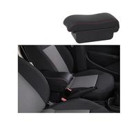 Accoudoir De Voiture Pour Seat Pour Arona Boîte D'accoudoir, Modification Interne Cendrier Chargement USB Accessoires De Voiture(A2-black red 3 usb)