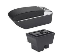 Accoudoir De Voiture Pour Skoda Pour Fabia 2 2007 2008 2009 2010 2011 2012 2013 2014 Accoudoir Pièces De Rechange Boîte Rangement(B black line 7USB)