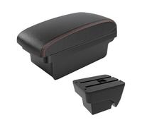 Accoudoir de Voiture Seat Ibiza, boîte de Rangement multifonctionnelle à Double Couche, Housse de Console Centrale en Cuir Microfibre