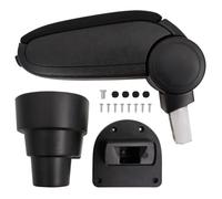 Accoudoir de voiture - vidaXL - Noir - ABS - Hauteur réglable - Rangement supplémentaire