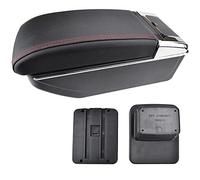Accoudoir double couche en cuir noir pour console centrale CX-3 2015-2018