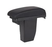 Accoudoir Double Couche Pièces Rechange Accoudoir Central pour Peugeot 2008 Accessoires Rangement Intérieur Bras Spécial USB Rangement Central Accessoires Auto(B1 Black Red Corium)