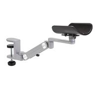 Accoudoir Ergonomique pour Rallonge de Bureau, Support de Bras Rotatif à 360° en Alliage D'Aluminium, Accessoires de Bureau RéGlables(Gray)